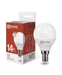 Лампа светодиодная LED-ШАР-VC 14Вт 230В E14 4000К 1330лм IN HOME 4690612047843