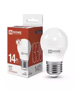 Лампа светодиодная LED-ШАР-VC 14Вт 230В E27 4000К 1330лм IN HOME 4690612047829