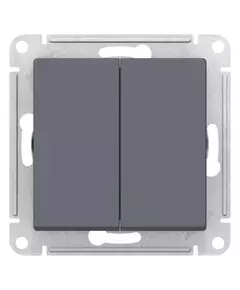 Переключатель перекрестный 2-кл. AtlasDesign 2хсх.7 10АХ механизм грифель SE ATN000773