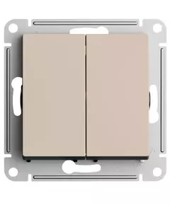 Переключатель перекрестный 2-кл. AtlasDesign 2хсх.7 10АХ механизм песочн. SE ATN001273