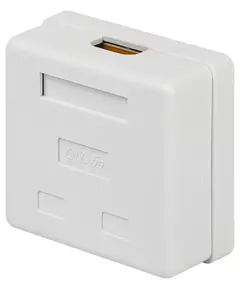 Розетка компьютерная 2-м RJ45 кат.5E неэкранир. Эра Б0056902