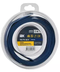 Трубка термоусадочная ТТУ нг-LS 10/5 син. (уп.2м) IEK UDR12-010-005-002-K07-T
