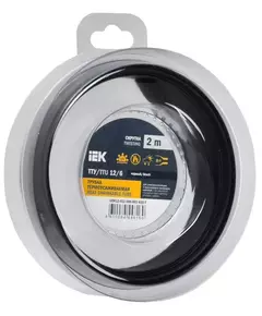 Трубка термоусадочная ТТУ нг-LS 12/6 черн. (уп.2м) IEK UDR12-012-006-002-K02-T