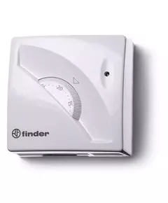 Термостат комнатный 1СО 16А монтаж на стену поворотная ручка бел. FINDER 1T010