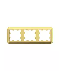 Рамка 3-пост. AtlasDesign Antique универс. зол. SE ATN101603