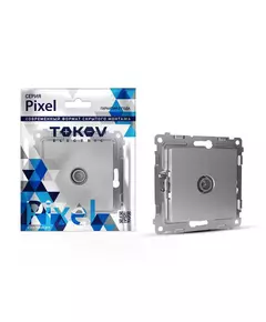Коннектор TV СП Pixel механизм алюм. TOKOV ELECTRIC TKE-PX-A1C-C03