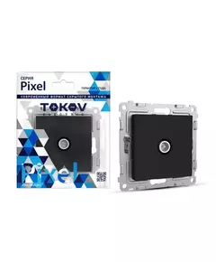 Коннектор TV СП Pixel механизм карбон TOKOV ELECTRIC TKE-PX-A1C-C14