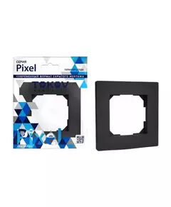 Рамка 1-м Pixel карбон TOKOV ELECTRIC TKE-PX-RM1-C14