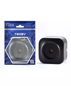 Розетка телевизионная TV 1-м ОП Frea IP20 АБС-пластик карбон TOKOV ELECTRIC TKE-FR-A1C-C14