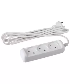 Удлинитель 3х1.5м без заземл. 6А IP20 UX(6)-3-1.5m ПВС 2х0.75 Эра Б0038567