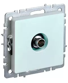Розетка телевизионная оконечная TV СП Brite РТВ11-0-БрЖ жемчуж. IEK BR-A10-O-K36