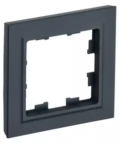 Рамка 1-м BRITE РУ-1-БрГ графит IEK BR-M12-K53