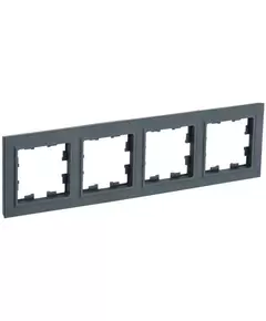 Рамка 4-м BRITE РУ-4-БрГ графит IEK BR-M42-K53