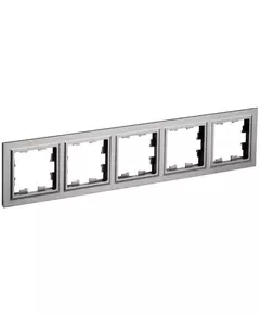 Рамка 5-м BRITE РУ-5-БрС сталь IEK BR-M52-K46
