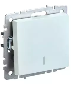 Выключатель 1-кл. СП BRITE ВС10-1-1-БрЖ 10А с инд. жемчуж. IEK BR-V10-1-10-K36