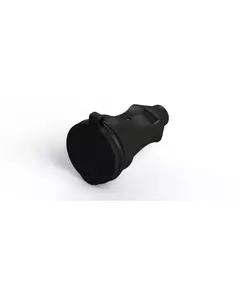 Розетка 1-м MultiSet 16А 250В IP44 с заземл. каучук черн. SE MST4002BK