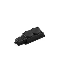 Колодка удлинителя 2-м MultiSet 16А 250В IP44 с заземл. каучук черн. SE MST4102BK
