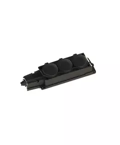 Колодка удлинителя 3-м MultiSet 16А 250В IP44 с заземл. каучук черн. SE MST4103BK