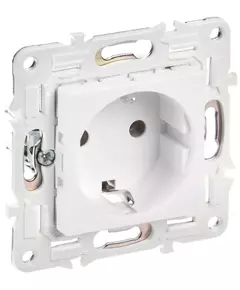 Розетка SKANDY 16А с заземл. без защ. шторок SK-R05W арктич. бел. IEK SK-R11-16-K01
