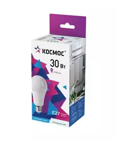 Лампа светодиодная А70 30Вт 6500К Е27 174-265В КОСМОС LkecLED30wA70E2765