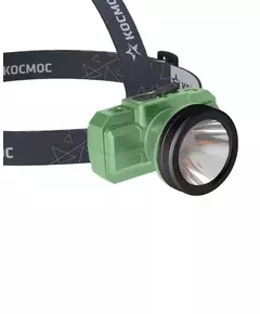 Фонарь аккумуляторный налобный 2Вт LED Li-ion 14500 500мА.ч корпус ABS-пластик USB-шнур type C регулируемый эласт. ремешок КОСМОС KOC516Lit