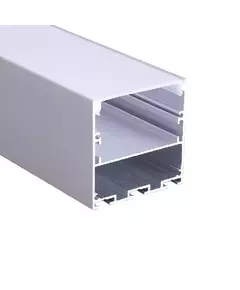 Профиль накладной PAL 5050 (комплект 2м; 2глухих заглушки; рассеиватель матов.; 4клипсы крепежных; 2подвеса по1м) JazzWay 5049901