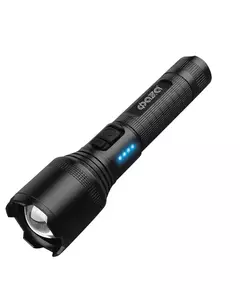 Фонарь аккумуляторный AccuF1-L15WZ-bk 15Вт XHP60 800Лм Li-ion 18650 3.7В 1200мАч (5режимов; с функцией ZOOM; кабель USB-Type-C в комплекте) черн. IPX4 ФАZА 5050402