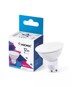 Лампа светодиодная GU10 12Вт 174-265В 4500К КОСМОС LkecLED12wGU10C45
