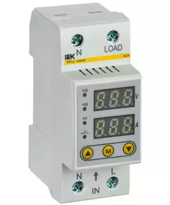 Реле напряжения и тока РНТ-д 1ф 36мм 63А IEK IVC21-1-63