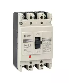 Выключатель автоматический 3п 100/40А 35кА ВА-99М PROxima EKF mccb99-100-40m
