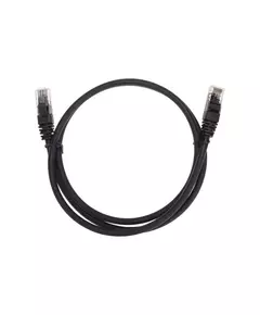Патч-корд U/UTP CAT 6 RJ45-RJ45 26AWG LSZH черн. 1м Rexant 02-0292-1