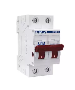 Выключатель нагрузки модульный 2П 40А TOKOV Electric TKE-PZ60-MDSI-2-40