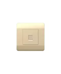 Розетка компьютерная 1-м NEW3-E RJ45 шампань CHINT 431416