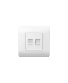 Розетка компьютерная 2-м NEW3-E RJ45 бел. CHINT 431553