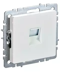 Розетка компьютерная СП RJ45 кат.5E BRITE РК10-БрЖ жемчуж. IEK BR-K10-1-K36
