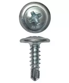 Саморез с пресс-шайбой 4.2х13 со сверлом (уп.200шт) DKC CM274013