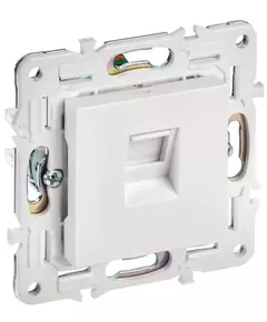 Розетка компьютерная RJ45 кат.5E SKANDY SK-K01W арктич. бел. IEK SK-K10-1-K01