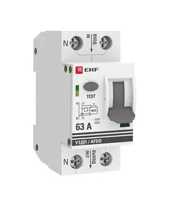 Устройство защиты от дугового пробоя (УЗДП) 1P+N 63А PROxima EKF afdd-2-63-pro