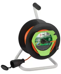 Удлинитель на катушке 1х20м без заземл. RP-1-2x1-20m ПВС 2х1 Эра Б0059769
