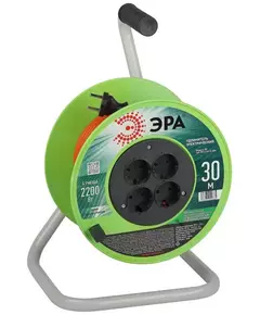 Удлинитель на катушке 4х30м без заземл. RP-4-2x1.0-30m ПВС 2х1 Эра Б0059782