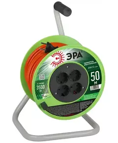 Удлинитель на катушке 4х50м без заземл. RP-4-2x1.5-50m ПВС 2х1.5 Эра Б0059784