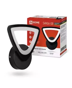 Светильник светодиодный ELEGANT SANSAR-B 15Вт 230В 3000-6500К 1050лм STEP COLOR черн. IN HOME 4690612043203