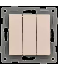 Выключатель 3-кл. СП Ugra 10А IP20 250В механизм беж. GUSI С11В3-003