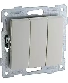 Выключатель 3-кл. СП Bravo 10А IP20 250В механизм беж. GUSI С10В3-003