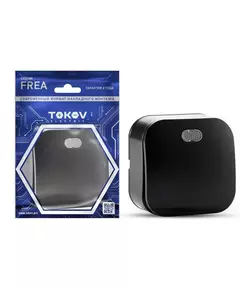 Выключатель 1-кл. ОП Frea 10А IP20 250В с индикацией АБС-пластик карбон TOKOV ELECTRIC TKE-FR-V1I-C14