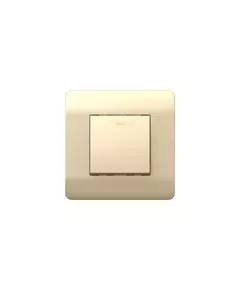 Переключатель 1-кл. NEW3-E 10А с подсветкой шампань CHINT 431394