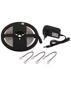 Комплект светодиодной ленты 2835kit-4.8-60-12-IP65-2700 тепл. бел. 12В (в комплекте: LED лента на двустороннем скотче; источник питания; коннекторы) (уп.5м) Эра Б0043064