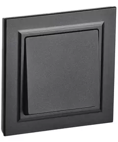 Выключатель 1-кл. СП BRITE ВСР10-1-0-БрЧ 10А в сборе черн. IEK BR-V10-0-10-K02-F