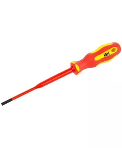 Отвертка диэлектрическая SLIM SL3.5х100 Т2 ARMA2L 5 IEK A2L5-SC31-T2-SL-35-100
