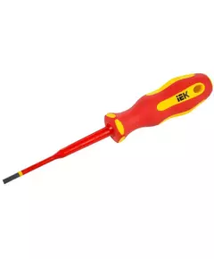 Отвертка диэлектрическая SLIM SL4.0х100 Т2 ARMA2L 5 IEK A2L5-SC31-T2-SL-40-100